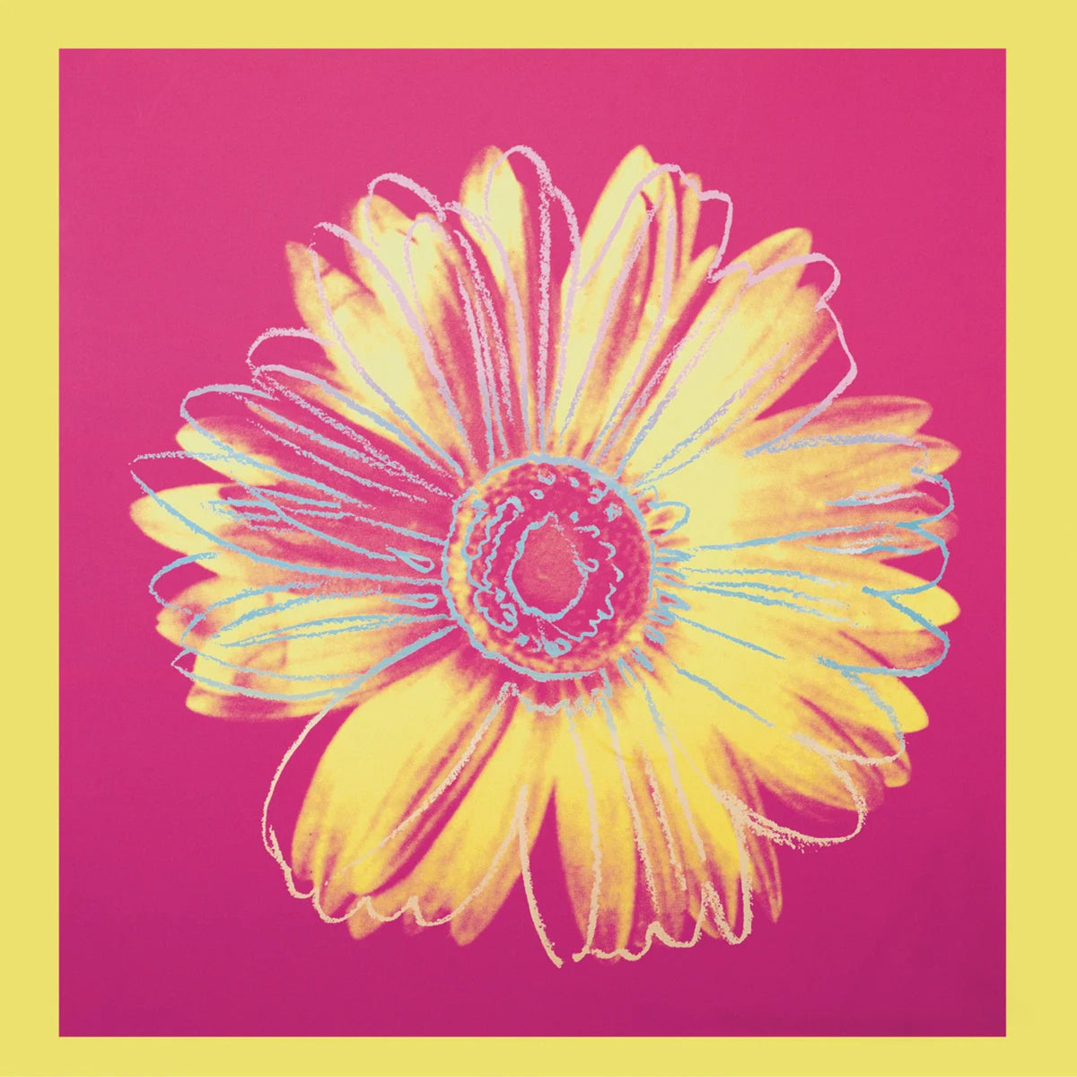 Andy Warhol Daisy 1982 Art Print 90x90cm | Yourdecoration.com
