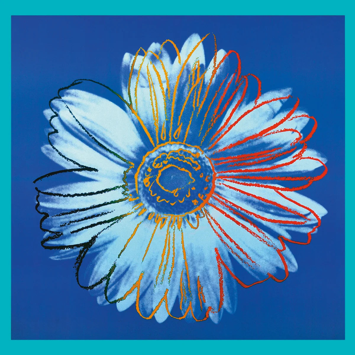 Andy Warhol Daisy 1982 Art Print 90x90cm | Yourdecoration.com