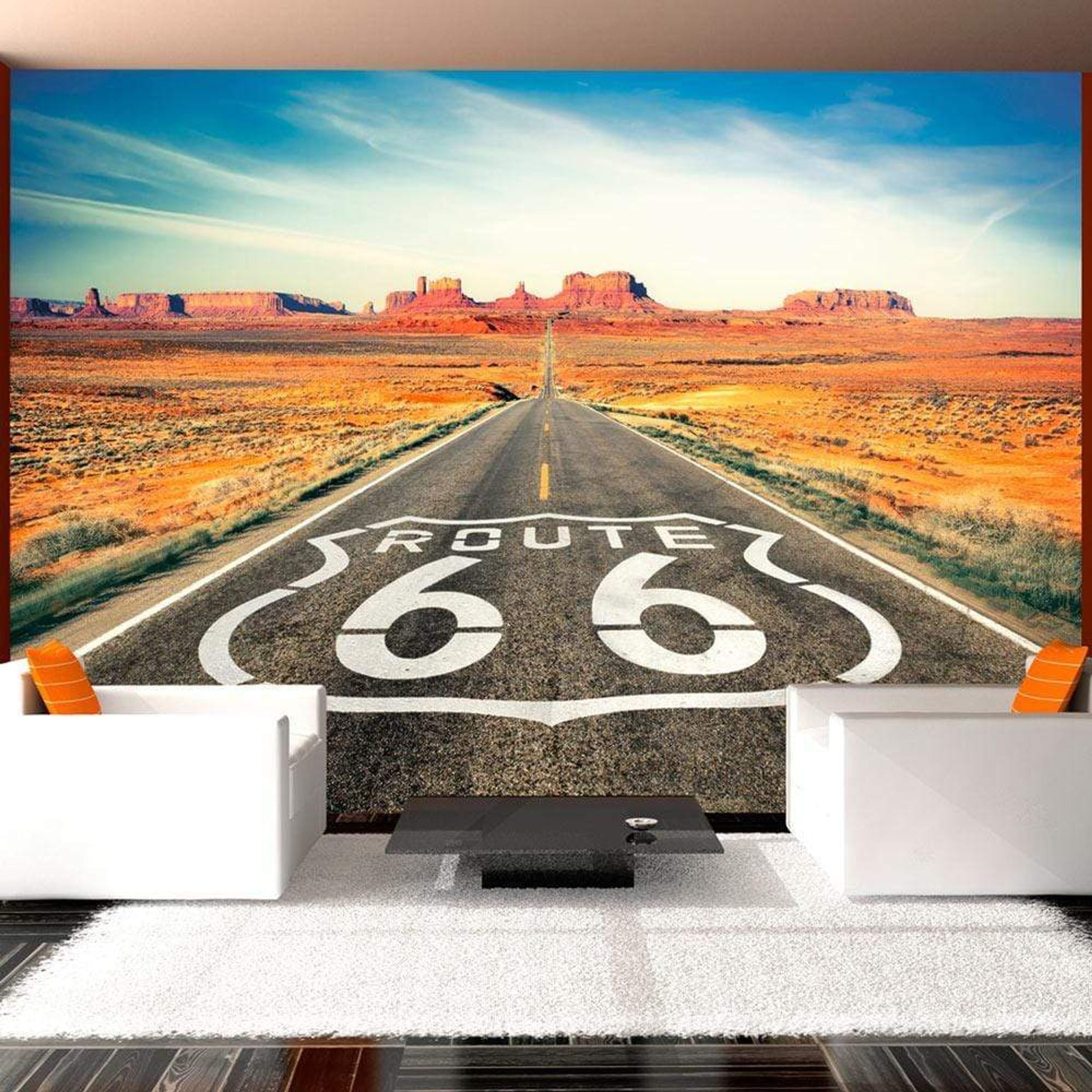 Wall Mural - Route 66 400x280cm - Non-Woven Murals