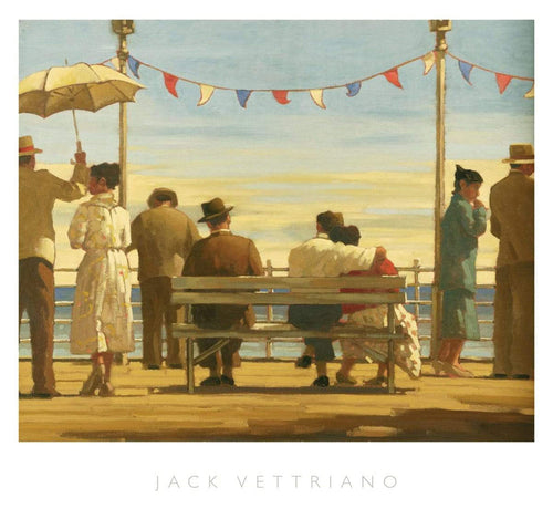 Art Print Jack Vettriano - The Pier 72x67cm