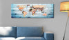 Canvas Print World Maps Sapphire Travels 120x40cm