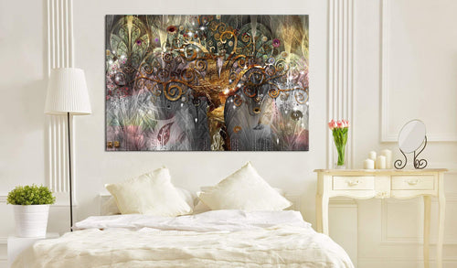 Canvas Print Gold Tree 120x80cm