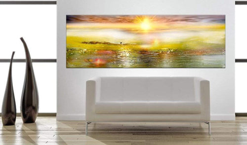 Canvas Print Sunny Sea 120x40cm