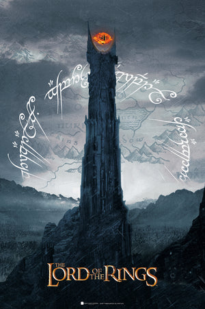 Gbeye Lord Of The Rings Sauron Tower Poster 61X91 5cm | Yourdecoration.com