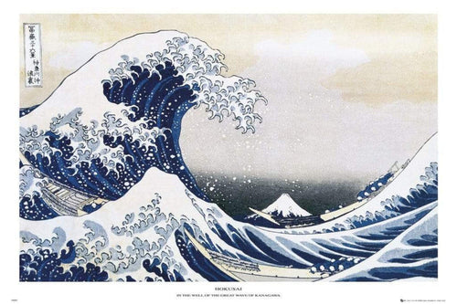 GBeye Hokusai Great Wave Poster 91,5x61cm | Yourdecoration.com