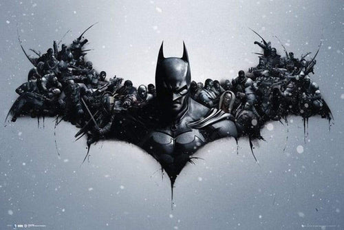 GBeye Batman Origins Arkham Bats Poster 91,5x61cm | Yourdecoration.com