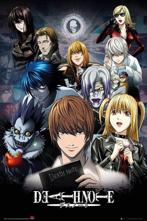 GBeye Death Note Collage Poster 61x91,5cm | Yourdecoration.com