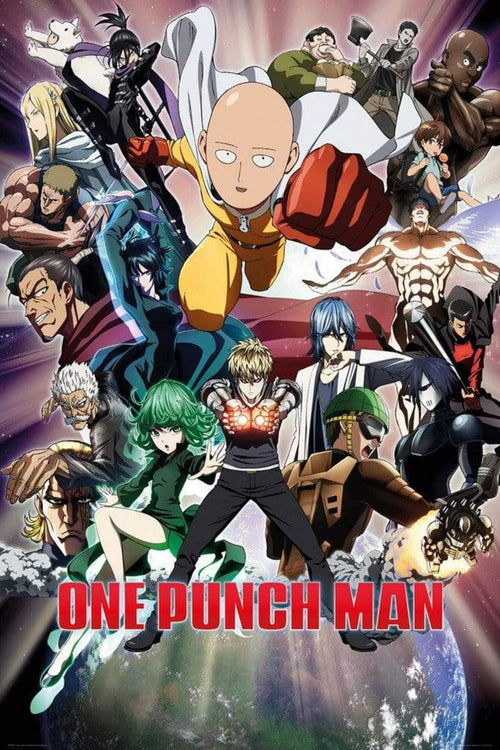 GBeye One Punch Man Group Poster 91,5x61cm | Yourdecoration.com