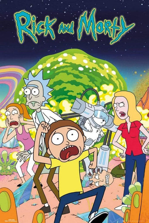 GBeye Rick and Morty Group Poster 61x91,5cm | Yourdecoration.com