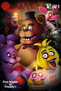 GBeye Five Nights at Freddys Group Poster 61x91,5cm | Yourdecoration.com