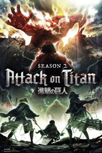 GBeye Attack on Titan Season 2 Key Art Poster 61x91,5cm | Yourdecoration.com