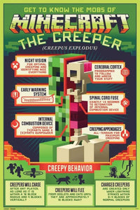 GBeye Minecraft Creepy Behavior Poster 61x91,5cm | Yourdecoration.com