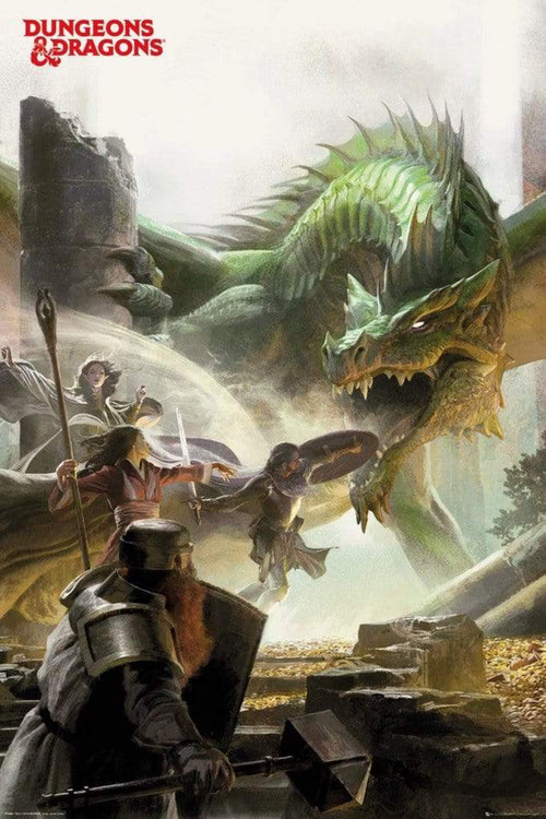 GBeye Dungeons and Dragons Adventure Poster 61x91,5cm | Yourdecoration.com