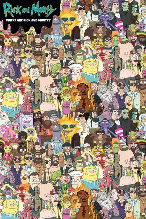 GBeye Rick and Morty Where Are Rick and Morty Poster 61x91,5cm | Yourdecoration.com