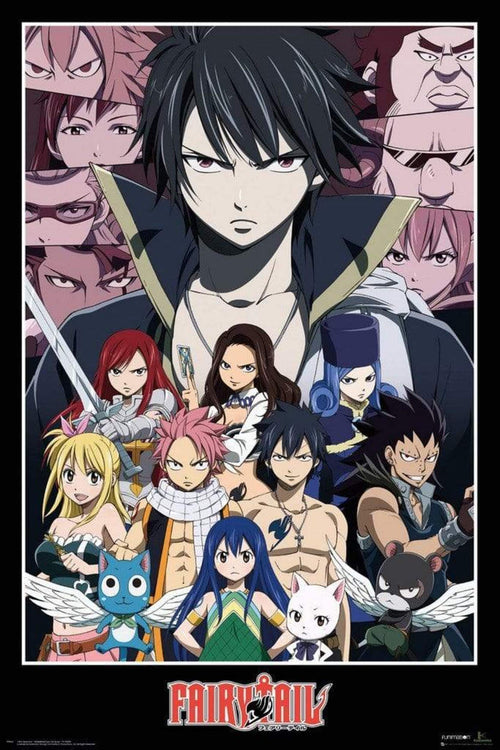 GBeye Fairy Tail Group Poster 61x91,5cm | Yourdecoration.com