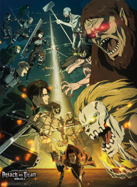 Gbeye Gbydco056 Attack On Titan Paradis Vs Marley Poster 38X52cm | Yourdecoration.com