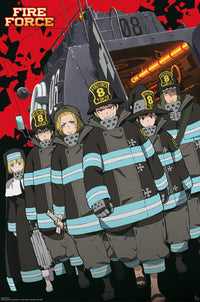 Gbeye GBYDCO109 Fire Force Key Art S1 Company 8 Poster 61x 91-5cm | Yourdecoration.com