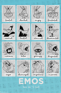 gbeye gbydco144 looney tunes moods poster61x91 5cm | Yourdecoration.com