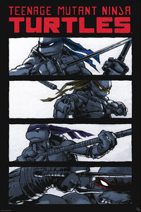Gbeye GBYDCO186 Tmnt Comics Black And White Poster 61x 91-5cm | Yourdecoration.com