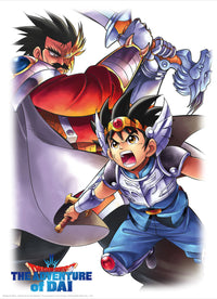 gbeye gbydco189 dragon quest dai and baran poster 38x52cm | Yourdecoration.com