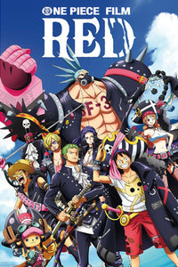 Gbeye GBYDCO193 One Piece Red Full Crew Poster 61x 91-5cm | Yourdecoration.com