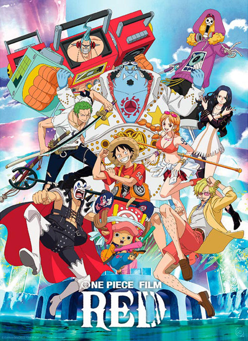 Gbeye GBYDCO196 One Piece Red Festival Poster 38x52cm | Yourdecoration.com