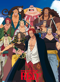 Gbeye GBYDCO197 One Piece Red Hair Pirates Poster 38x52cm | Yourdecoration.com