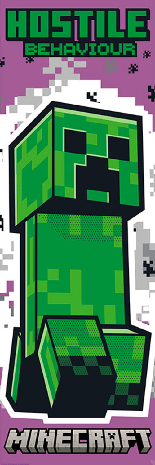 Gbeye Gbydco208 Minecraft Creeper Poster 53x158cm | Yourdecoration.com