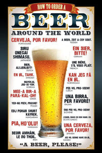 GBeye Beer How to Order Poster 61x91,5cm | Yourdecoration.com
