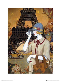 GBeye Helena Lam Paris Adventure Art Print | Yourdecoration.com