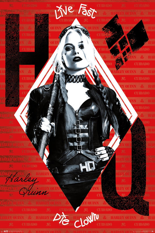 Gbeye The Suicide Squad Harley Poster 61X91 5cm | Yourdecoration.com