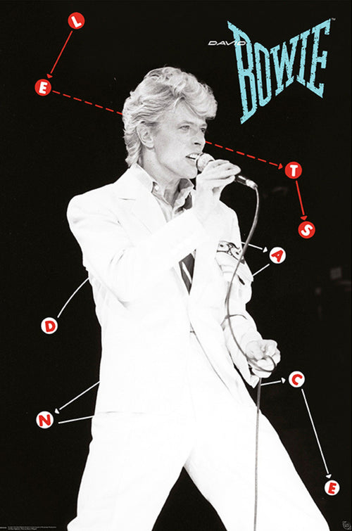 Gbeye MX00038 David Bowie Lets Dance Poster 61x 91-5cm | Yourdecoration.com