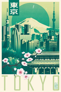 Gbeye Japan Tokyo Poster 61X91 5cm | Yourdecoration.com