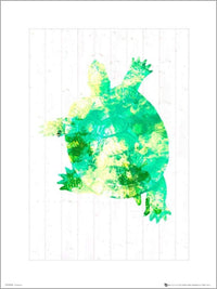 GBeye Seaside Turtle Green Art Print | Yourdecoration.com