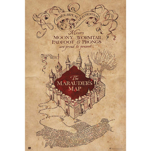 Grupo Erik GPE5159 Harry Potter The Marauders Map Poster 61X91,5cm | Yourdecoration.com
