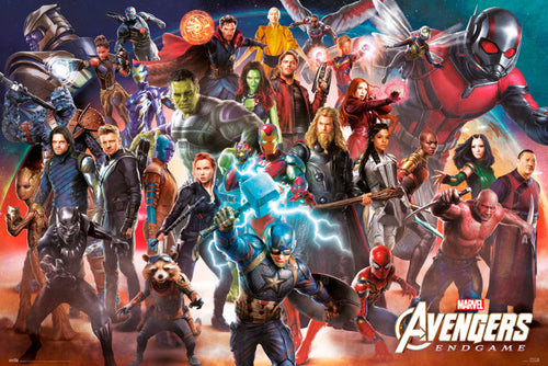 Grupo Erik GPE5364 Marvel Avengers Endgame Line Up Poster 91,5X61cm | Yourdecoration.com