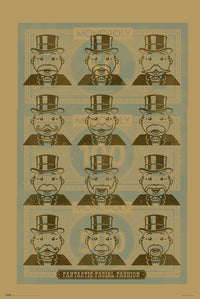 Grupo Erik GPE5417 Monopoly Facial Fashion Poster 61X91,5cm | Yourdecoration.com
