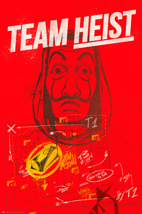 Grupo Erik GPE5449 Money Heist Poster 61X91,5cm | Yourdecoration.com