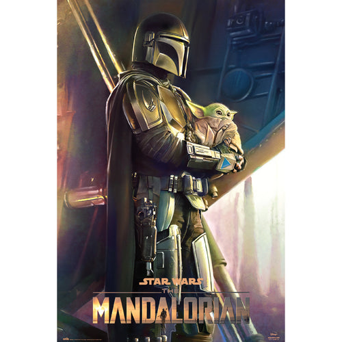 Grupo Erik GPE5484 Star Wars The Mandalorian Clan Of Two Poster 61X91,5cm | Yourdecoration.com