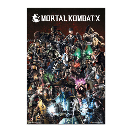 Grupo Erik GPE5510 Mortal Kombat Characters Poster 61X91,5cm | Yourdecoration.com