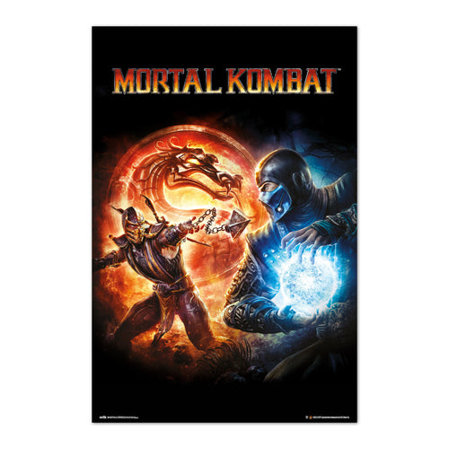 Grupo Erik GPE5511 Mortal Kombat 9 Videogame Poster 61X91,5cm | Yourdecoration.com