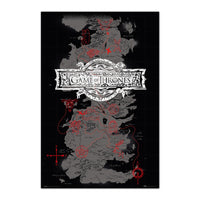 Grupo Erik GPE5513 Game Of Thrones Map Poster 61X91,5cm | Yourdecoration.com