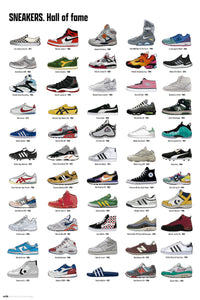 Grupo Erik GPE5534 Sneakers Hall Of Fame Poster 61X91,5cm | Yourdecoration.com