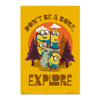 Grupo Erik Gpe5602 Poster Minions Don T Be Bore Explore | Yourdecoration.com