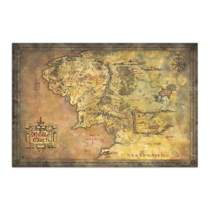 Grupo Erik Gpe5632 Lord Of The Rings Map Of Middle Earth Poster 91 5X61cm | Yourdecoration.com