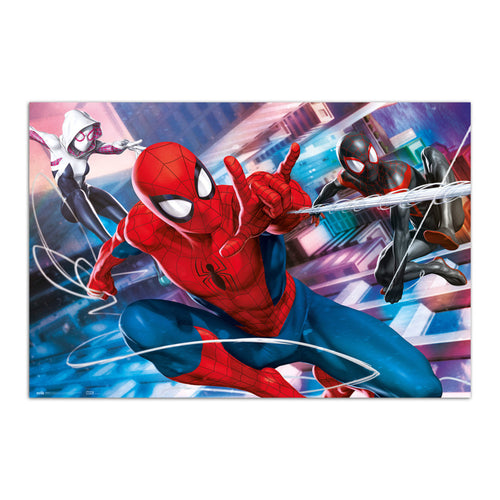Grupo Erik Gpe5643 Marvel Spider Man Peter Miles Gwen Poster 91 5X61cm | Yourdecoration.com