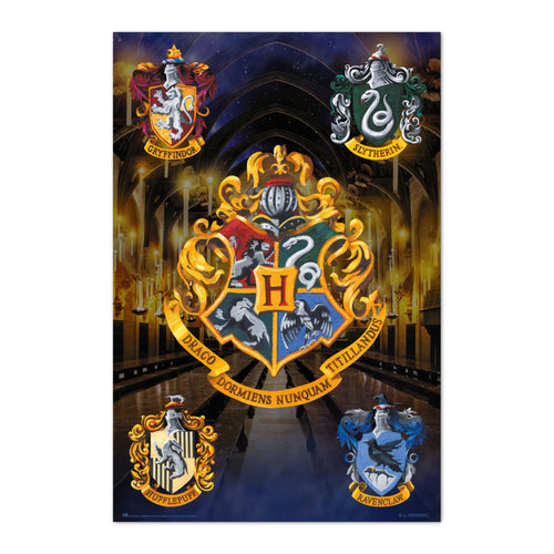 Grupo Erik Gpe5650 Harry Potter Escodus Hogwarts Poster 61X91 5cm | Yourdecoration.com