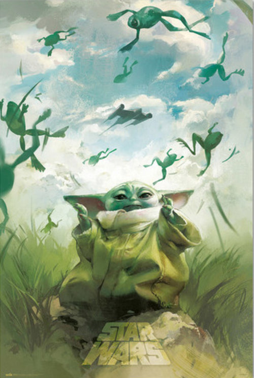 Poster Star Wars Grogu Training 61x91,5cm