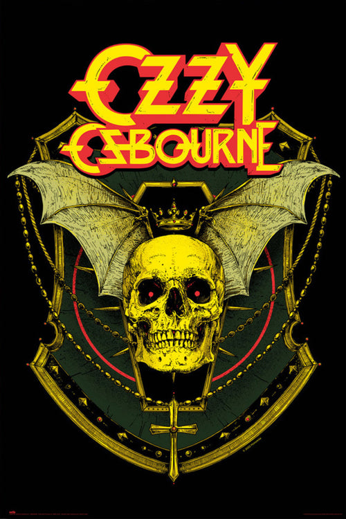 Grupo Erik Gpe5708 Ozzy Osbourne Skull Poster 61x91 5cm | Yourdecoration.com