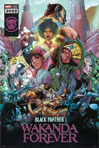 Poster Marvel Black Panther Wakanda Forever Comic 61x91,5cm